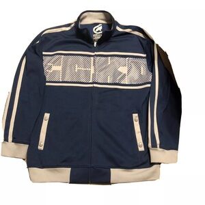 Ecko Unltd Navy and Gray Track Jacket